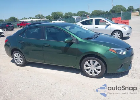 2015 Toyota Corolla Le from USA, damaged, VIN 2T1BURHE4FC421008